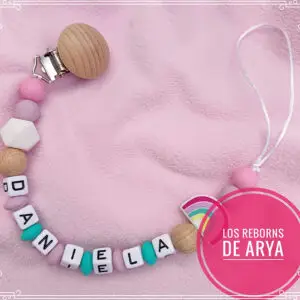 Chupeteros personalizados con nombre